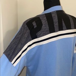 PINK light blue and gray sweater SIZE S